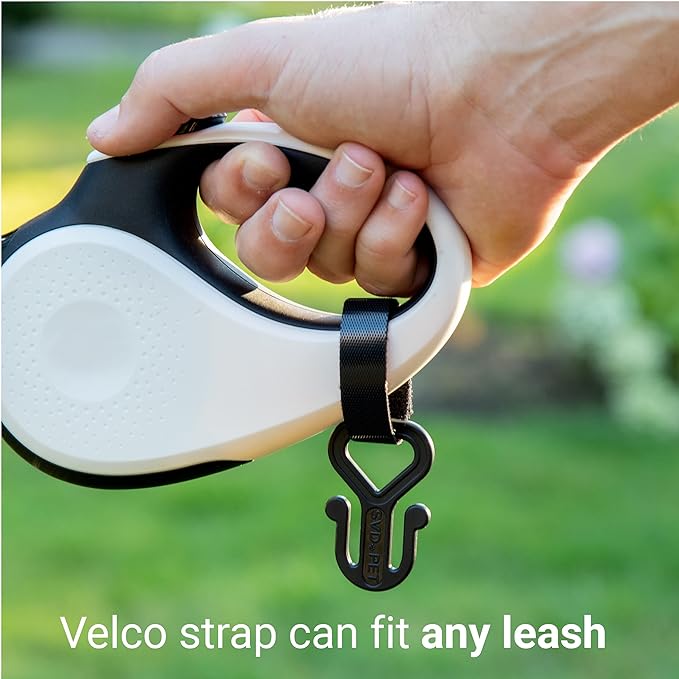SVD.PET 2PC Dog Poop Bag Holder, Waste Bag Holder, Dog Poop Bag Carrier, Hand Free Holder (Black)