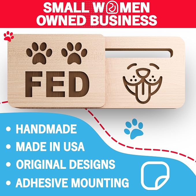 Dog Fed EZSlide Tracker - Dog Face (Adhesives)