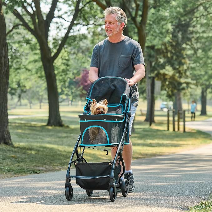 Carlson Pet Stroller - Black, up to 30lbs