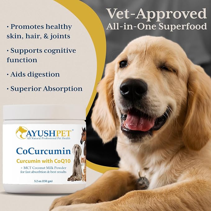 Ayush Pet CoCurcumin with CoQ10, Immune Support, 5.2 Oz