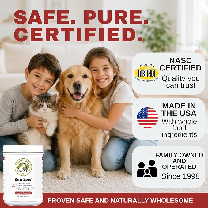 Max Strength Hip and Joint Supplement for Dogs & Cats, 1 lb, 113 Scoops