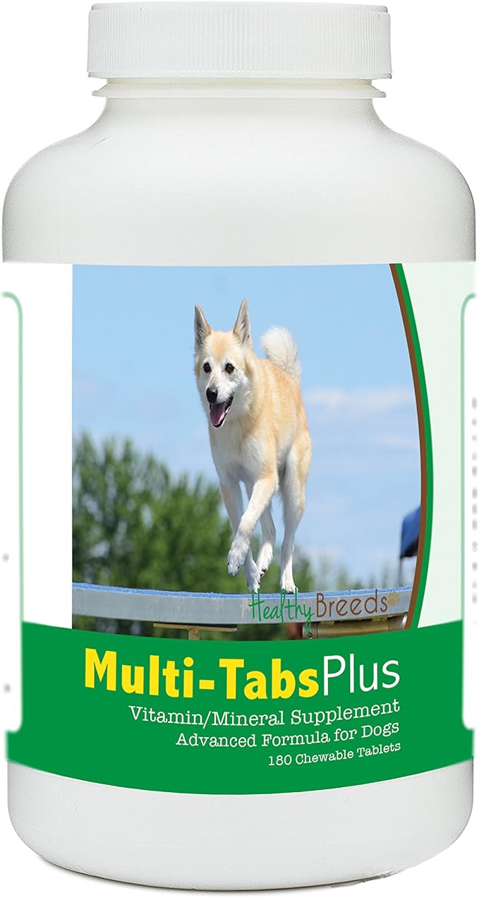 Healthy Breeds Norwegian Buhund Multi-Tabs Plus Chewable Tablets 180 Count