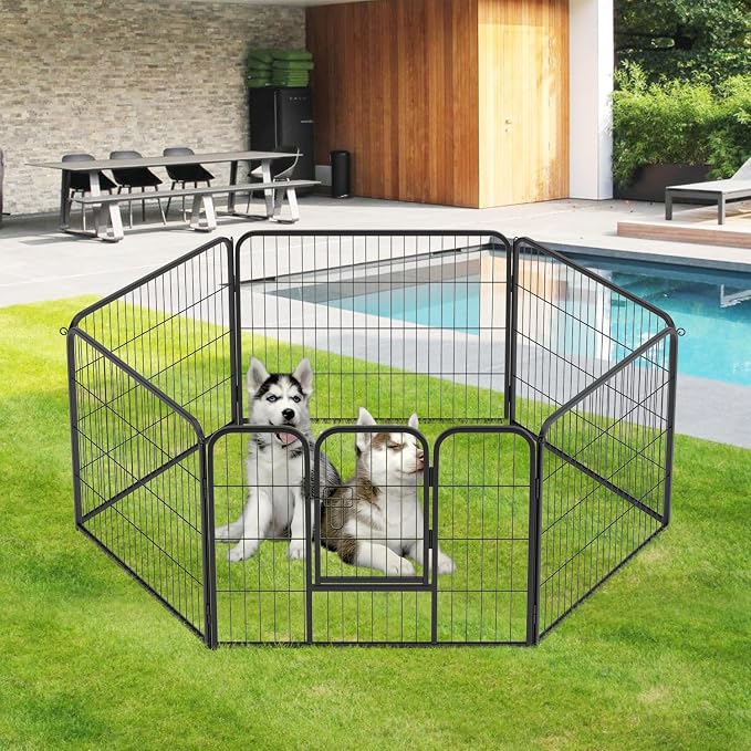 FDW Dog Playpen Kennel, 24in 6 Panels