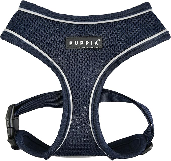 Puppia Soft Harness PRO - Navy - L (PAUA-HA1828-NY-L)