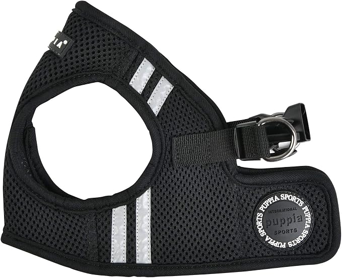 Puppia Soft Vest Harness Pro - Black - L