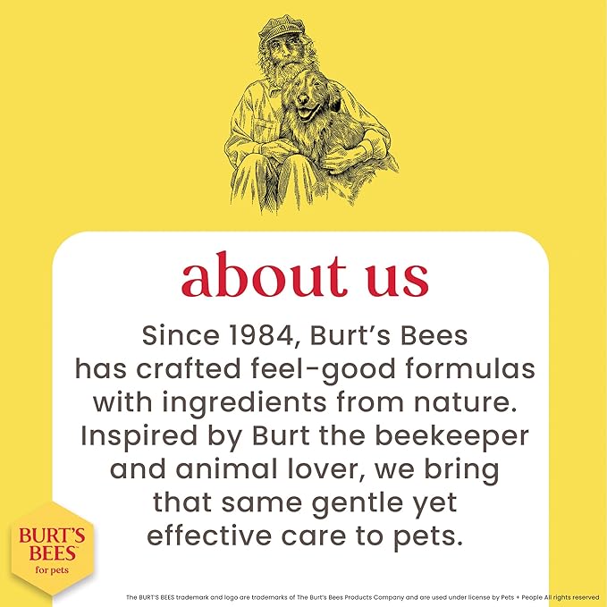 Burts Bees for Pets Itch Soothing Dog Shampoo, Honeysuckle, 16 Fl Oz, 6-Pk