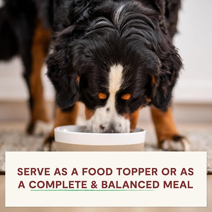 Open Farm, RawMix Freeze Dried Raw Morsels, Dog Food Topper & Meal Mixer, High Protein & Bone Broth Infused with 95% Real Meat, Organs & Bones, Open Prairie Recipe with Chicken & Turkey, 13.5oz Bag
