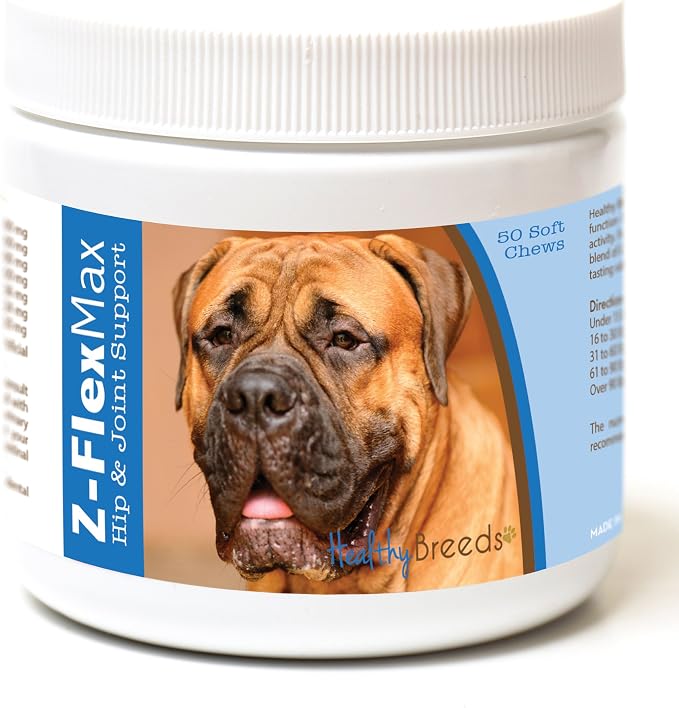 Healthy Breeds Bullmastiff Z-Flex Max Hip and Joint Soft Chews 50 Count