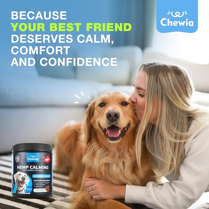 Hemp Calming Chews for Dogs Anxiety Relief