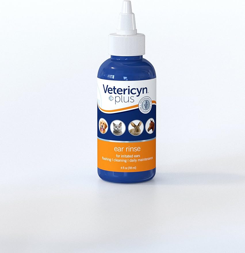 Vetericyn Plus All Animal Ear Rinse Liquid, 4 oz