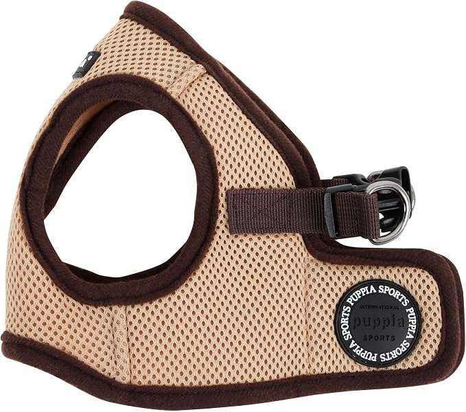 PUPPIA International Harness Soft B Vest, X-Small, Beige