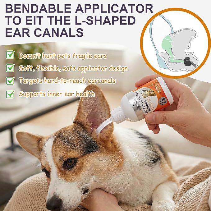 Ear Cleaner Solution for Dogs and Cats