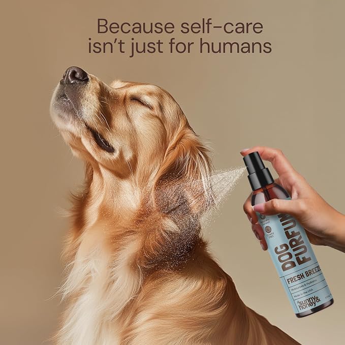 Sunny & Honey Detangling Dog Shampoo and Conditioner with Bonus Dog Perfume