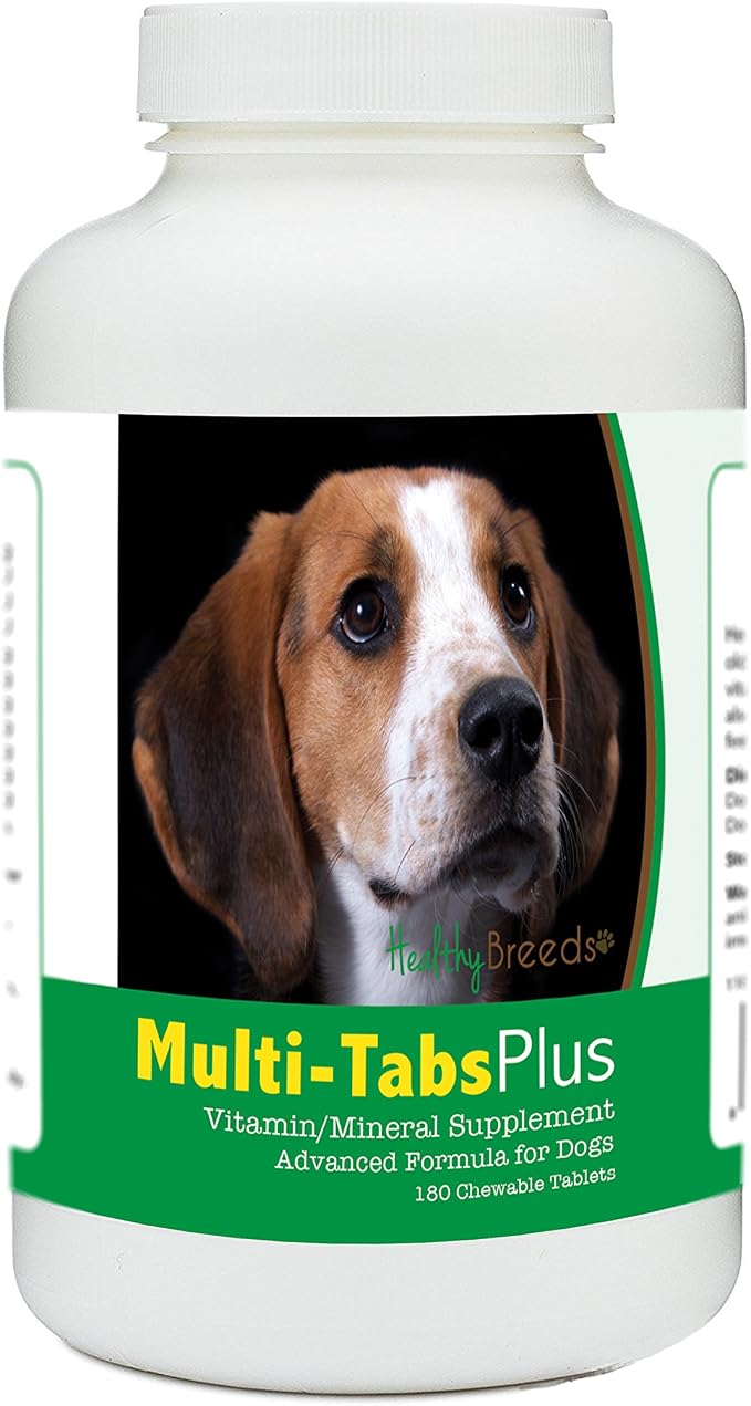 Healthy Breeds American English Coonhound Multi-Tabs Plus Chewable Tablets 180 Count