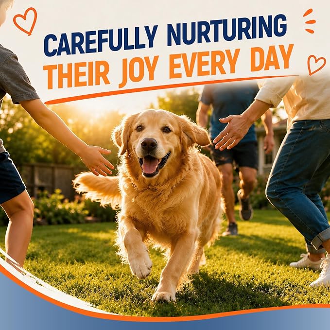 All-in-1 Dog Multivitamin Chewable Supplements & Vitamins with Glucosamine, Probiotics, Omega-3 for Itchy Skin, Hip Joint, Gut, Immune Support,Puppy & Senior – 90 Chews