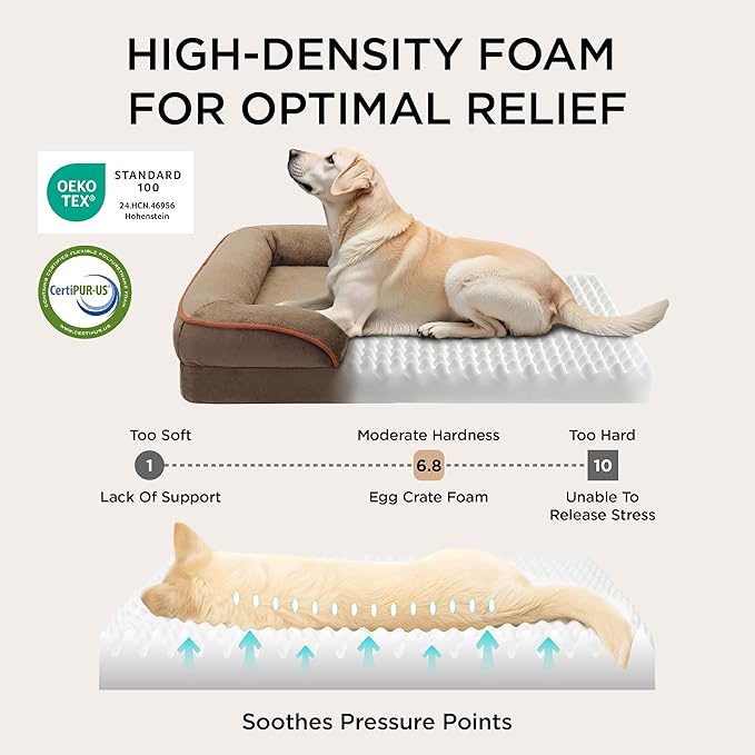 Bedsure Orthopedic XLPlus Dog Bed Extra Large with Removable Washable Cover