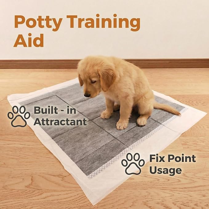 50 Count Dog Pee Pads, Super Absorbent Puppy Training Pads, Leak-Proof & Odor Control Disposable XL 28×34 Potty Pads for Dogs, Puppies, Doggie and Pets