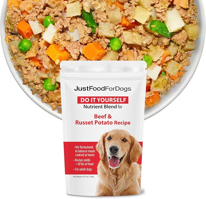 JustFoodForDogs Nutrient Blend Supplement - Beef & Russet Potato, 4.55oz