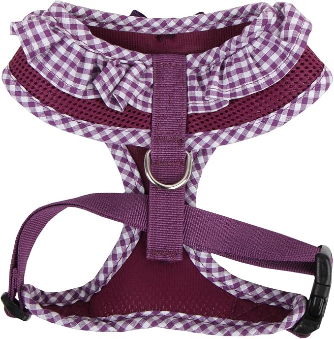 Authentic Puppia Vivien Harness, Purple, Large