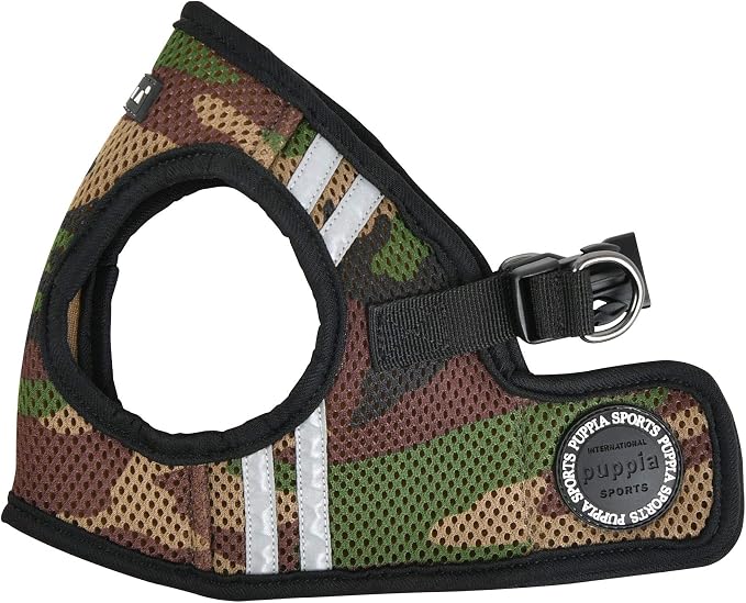 Puppia Soft Vest Harness Pro - Camo - S