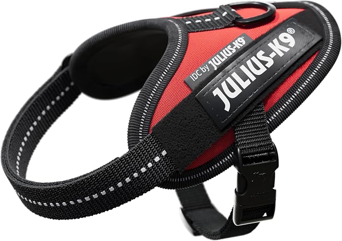 Julius-K9, 16IDC-R-B1, IDC Powerharness, Dog Harness, Size: Baby 1, Red