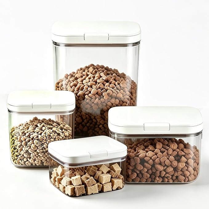 LivLab Mker 25 lb Airtight Dog Food Storage Container with Scoop, 25 lb, (D1035)-1.2L-2