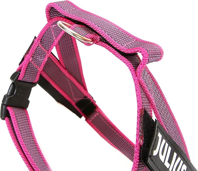 IDC Color & Gray Belt Harness, Size: XS/Mini-Mini, Pink-Gray
