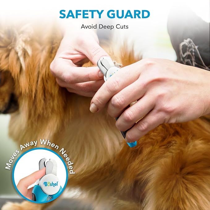 Boshel Dog & Cat Nail Clipper with Safety Guard & Nail File