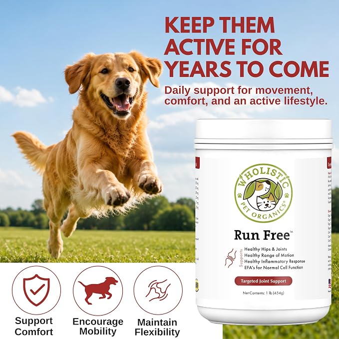 Max Strength Hip and Joint Supplement for Dogs & Cats, 1 lb, 113 Scoops