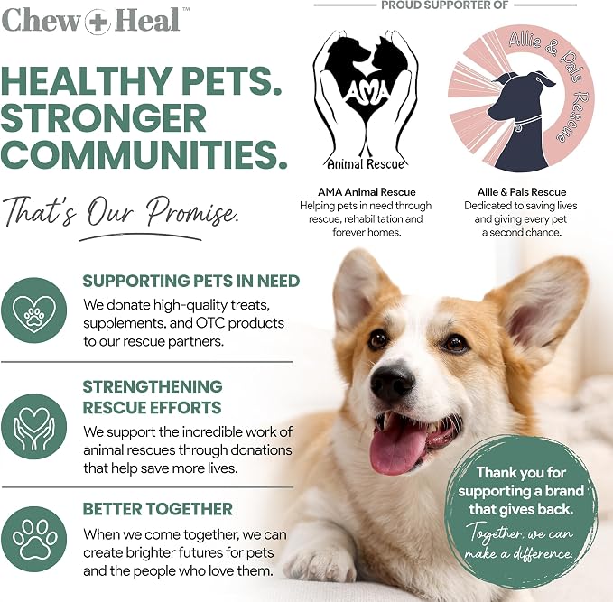 Glucosamine for Senior Dogs Hip and Joint Supplement, 120 Mobility Chews