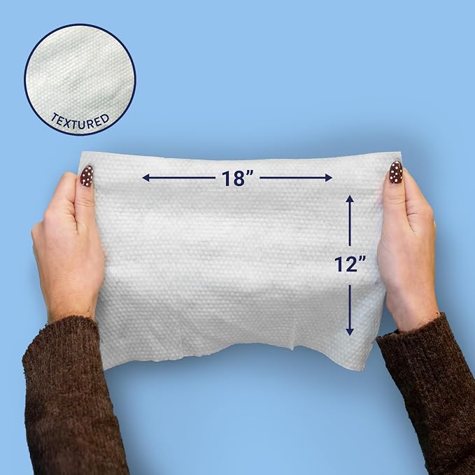 PWP1007A-20SET Dog Bath and Grooming Towels, Ultra-Absorbent & Soft Pet Wipes for Paws, Body and Butt, Hypoallergenic & Cruelty-Free, Alcohol-Free, 5.1" x 7.1", 20 Count