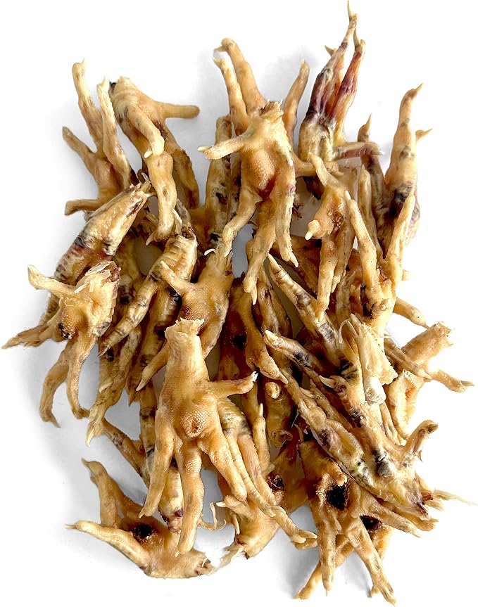 Chicken Feet for Dogs, All-Natural Dog Treats, 60 Ct