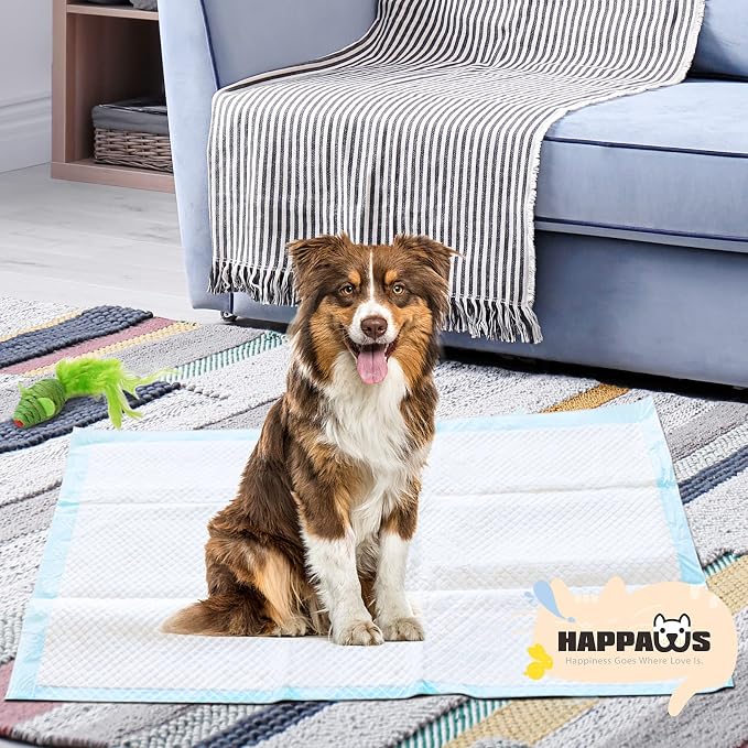 Pee Pads for Dogs, 5-Layer Leak-Proof Puppy Pads Multi-Sized Pet Training Pads for Dogs and Cats, Disposable Strong Absorption Pads for Doggie Kittens Rabbits