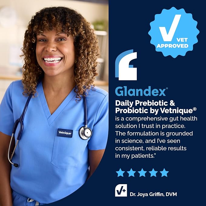 Vetnique Glandex Probiotic Chews for Dogs - 120ct, Bacon Flavor