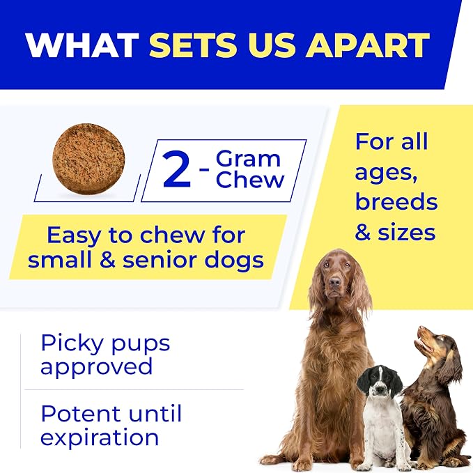 PAWFECTCHEW Probiotics for Dogs & Digestive Enzymes for Dogs