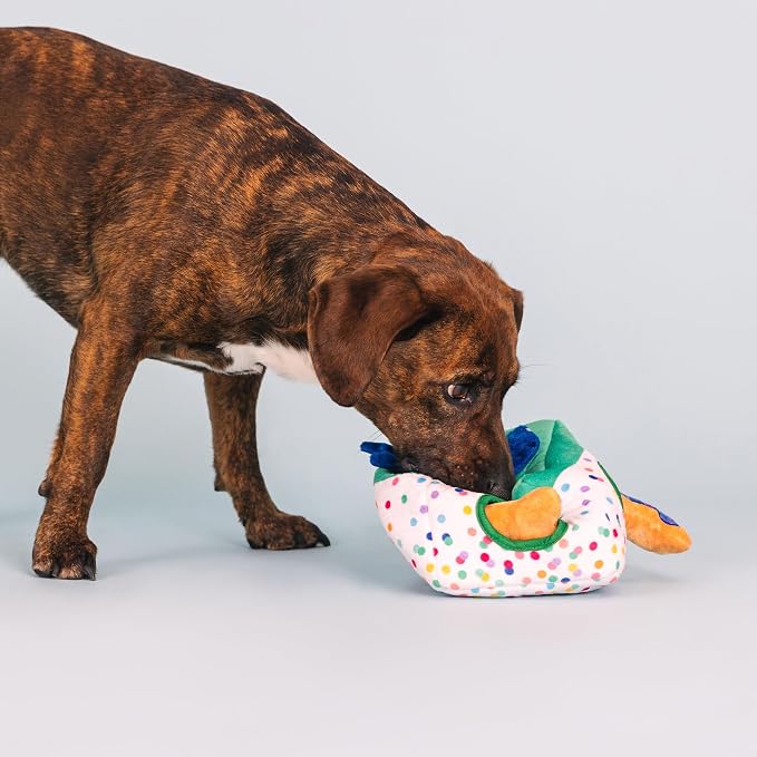 Fringe Studio Plush Dog Toy Set, Interactive Hide and Seek Play, All About The Gifts, Pet Shop Collection (289237)
