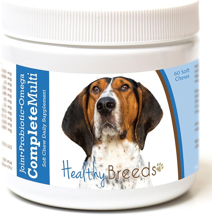 Healthy Breeds Treeing Walker Coonhound All In One Multivitamin Soft Chew 60 Count