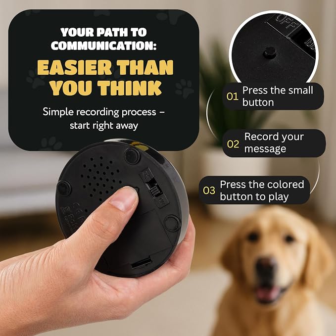 KUL KING'S Talking Buttons, 4 Pack