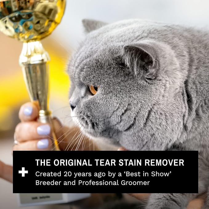 Eye Envy Tear Stain Wipes for Cats, 60 Count