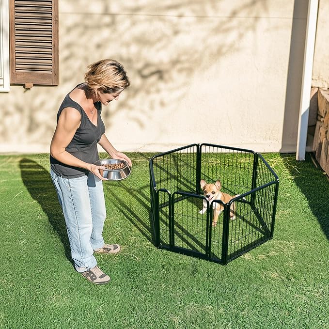FXW Rollick Unleashed Dog Playpen, 24in, 6 Panels, Small/Puppy