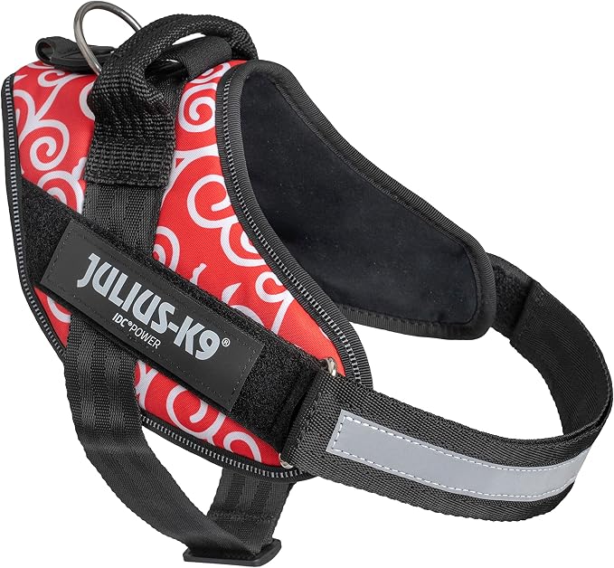 Julius-K9 IDC Power Harness, Size: M/0, Arabesque Red