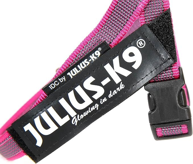IDC Color & Gray Belt Harness, Size: XS/Mini-Mini, Pink-Gray