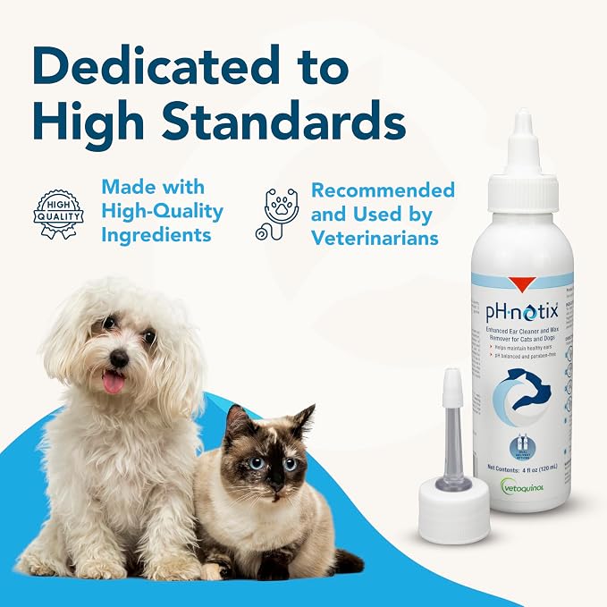 Vetoquinol PH-notix Advanced Ear Cleaner & Wax Remover, 4 fl oz