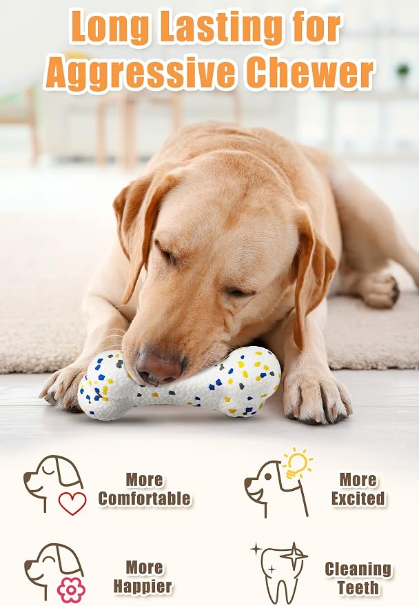 Moonorange Indestructible Bone Ball, Floating, 7.28in, White