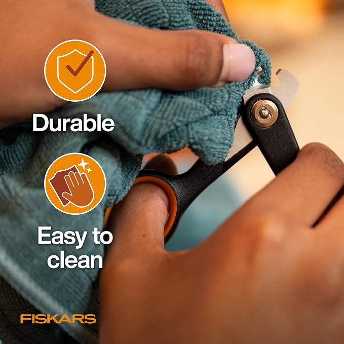 Fiskars Small Pet Nail Clippers, 4.25in, Orange/Black