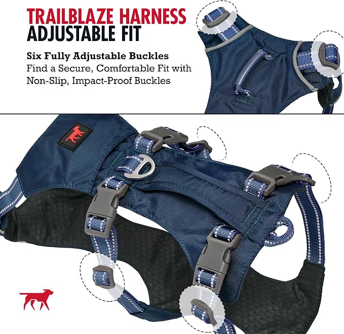 Tuff Pupper Escape Proof Dog Harness for Small Dogs | No Pull Lightweight Adjustable Harness | No Escape Multifunctional Outdoor Pet Gear | Strong Durable Breathable | Secure Comfortable Fit