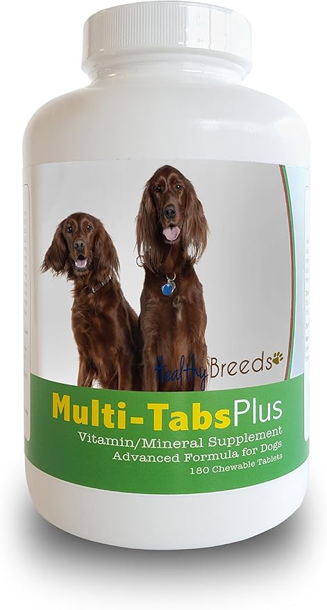 Healthy Breeds Irish Setter Multi-Tabs Plus Chewable Tablets 180 Count