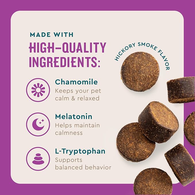 VetIQ Glucosamine Hip & Joint Supplement for Dogs, 180 Soft Chews + VetIQ Calming Support Supplement for Dogs, 60 Count, Dog Supplements made in the USA