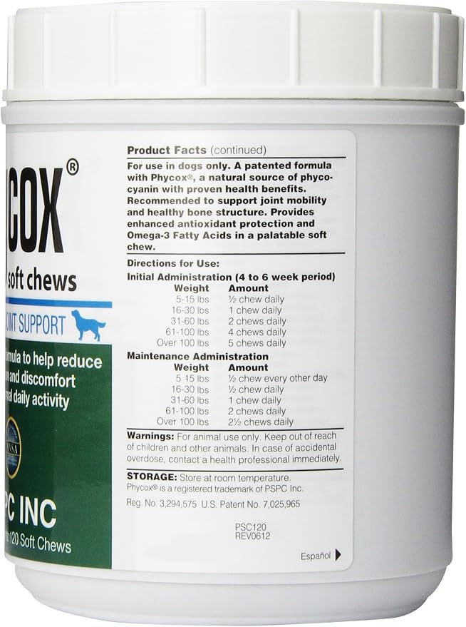 120 Count Joint Support Soft Chew for Dogs 2 Pack (240 chews)