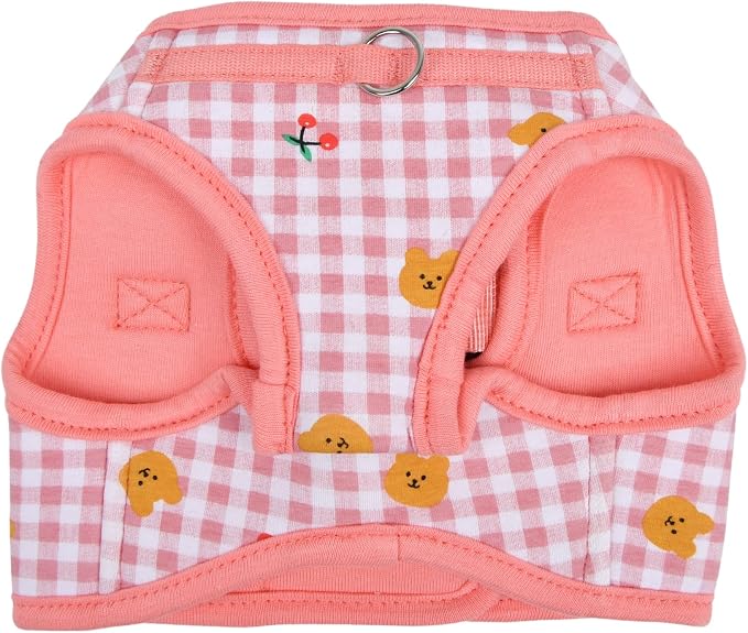 Puppia Spring and Summer Fashion Step-in Vest Dog Harness, Indian Pink_Baba, Small